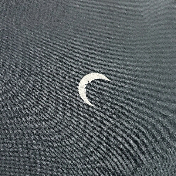 ZYIA High Rise Leggings Black Gold Gilded Detailing Workout Gym Size 0 Womens - Picture 11 of 13